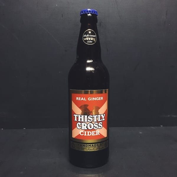 Thistly Cross Real Ginger Cider Scotland Vegan Friendly Gluten Free