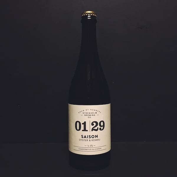 brew by numbers 0129 saison oyster kombu london