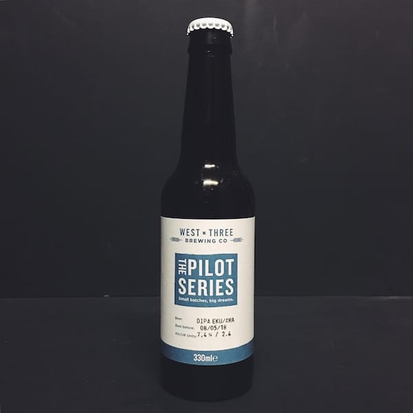 West by Three Pilot Series DIPA Ekuanot Amarillo Wales
