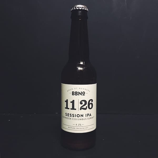 Brew By Numbers 11|26 Session IPA Chinook Columbus Summit London