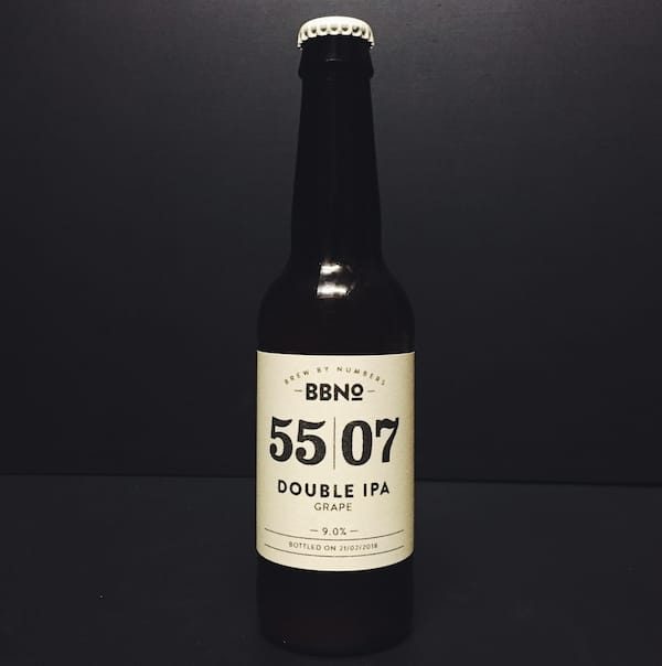 Brew By Numbers 55|07 Double IPA Grape London vegan
