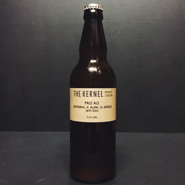 The Kernel Brewery Pale Ale Centennial Hallertau Blanc El Dorado (with Oats) London vegan