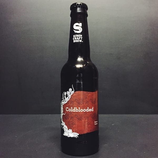 Siren Craft Brew Cold Blooded Cold Steeped Porter Berkshire UK