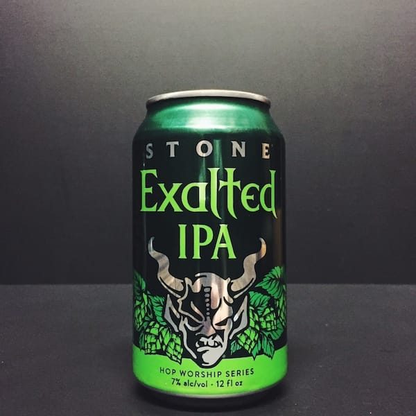 Stone Exalted Citra & Loral IPA. San Diego USA