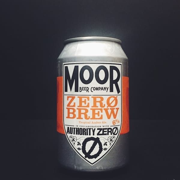 Moor Zero Brew Tropical Amber Ale Bristol