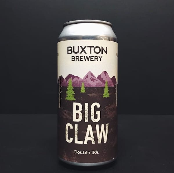Buxton Brewery Big Claw Double IPA Derbyshire Vegan friendly.