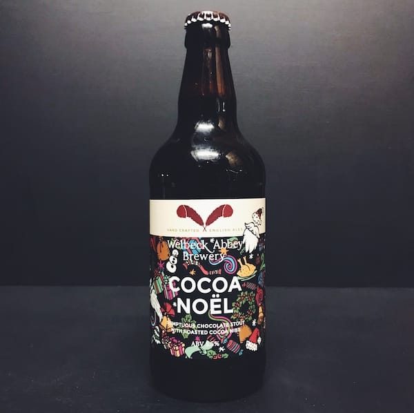 Welbeck Abbey Cocoa Noel Chocolate Stout brewed in Nottinghamshire