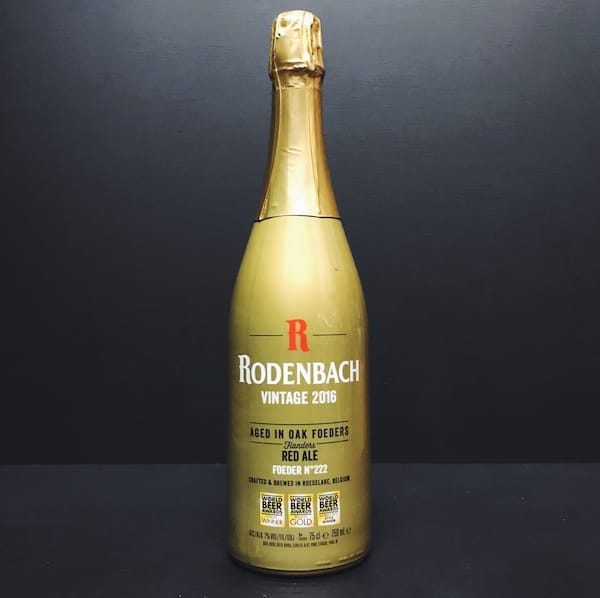 Rodenbach Vintage 2016 Flanders Red Oak Foudre aged Belgium vegan friendly