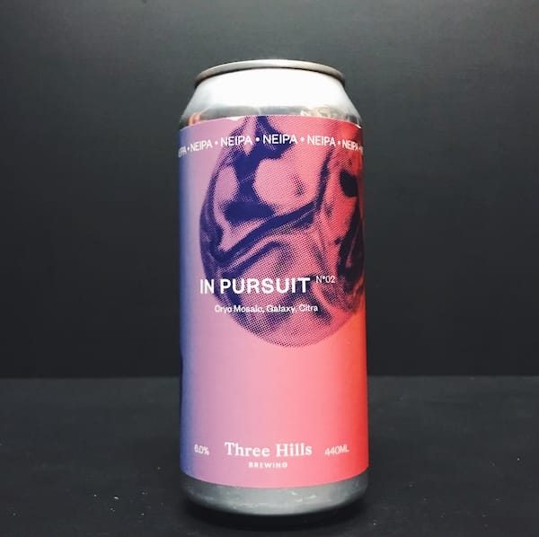 Three Hills In Pursuit No.2 NEIPA New England IPA India Pale Ale Northants vegan friendly