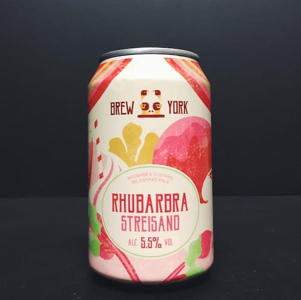 Brew York Rhubarbra Streisand Rhubarb & Custard Milkshake Pale York