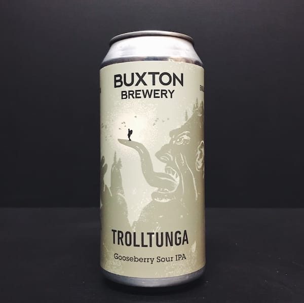 Buxton Brewery X Lervig Trolltunga Gooseberry Sour IPA Derbyshire collaboration vegan friendly