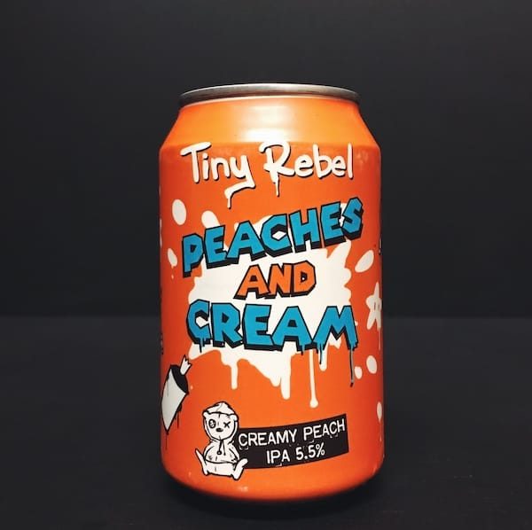 Tiny Rebel Peaches & Cream IPA India Pale Ale Wales