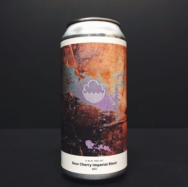 Cloudwater A-W 18 One Off Sour Cherry Imperial Stout Manchester vegan friendly