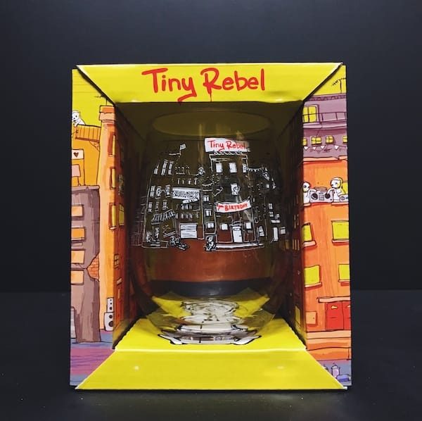 Tiny Rebel 7th Birthday Glass Wales