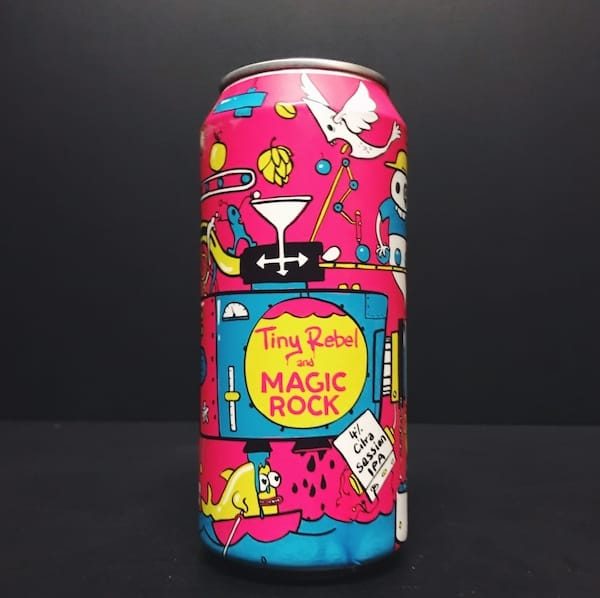 Tiny Rebel X Magic Rock Citra Session IPA India Pale Ale Collab Collaboration vegan friendly Wales