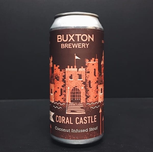 Buxton Coral Castle Coconut Infused Stout J Wakefield collaboration Derbyshire vegan