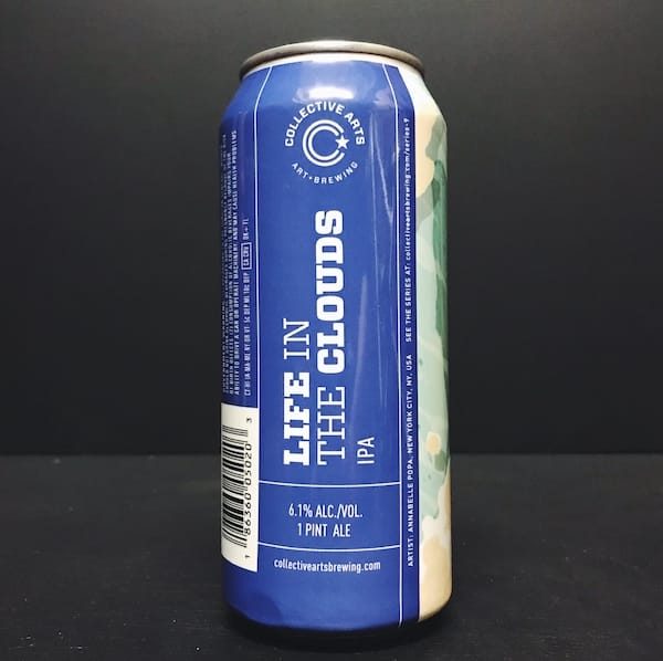 Collective Arts Life in the Clouds IPA New England NEIPA India Pale Ale Canada vegan friendly