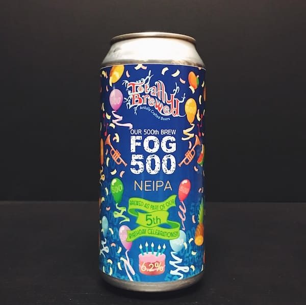 Totally Brewed Fog 500 NEIPA Nottingham vegan