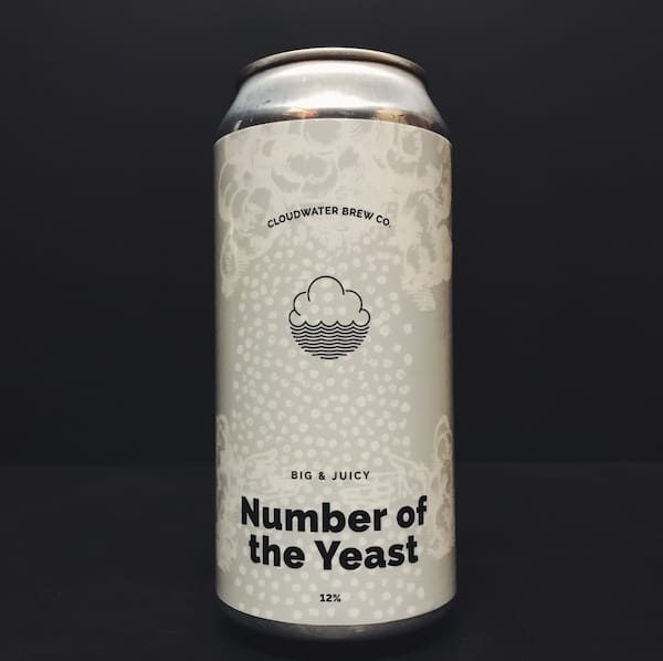 Cloudwater Number of the Yeast Quadruple IPA Manchester vegan