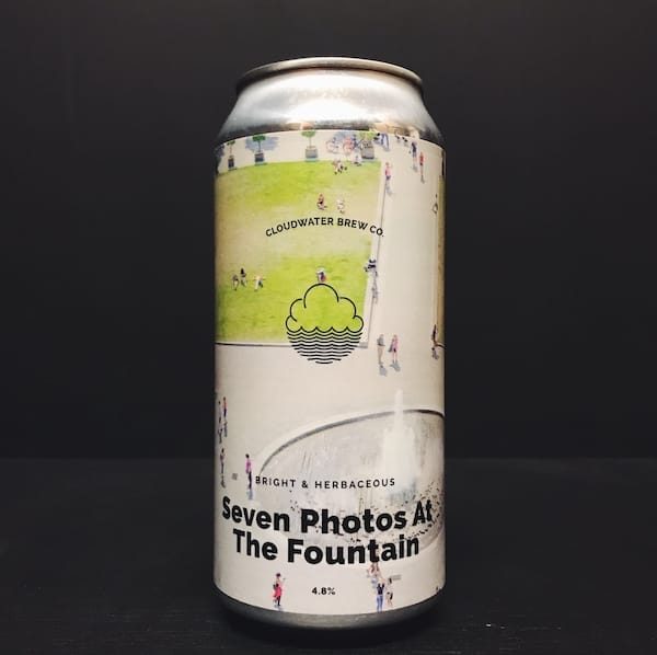 Cloudwater Seven Photos At The Fountain Helles Lager Manchester vegan