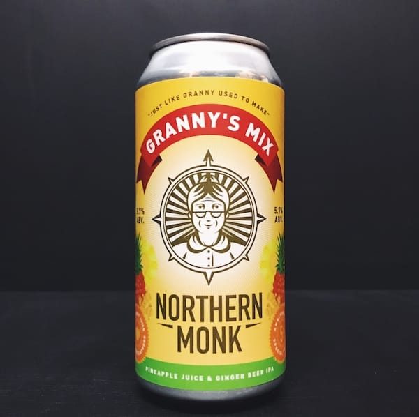 Northern Monk Grannys Mix Pineapple & Ginger IPA Leeds vegan