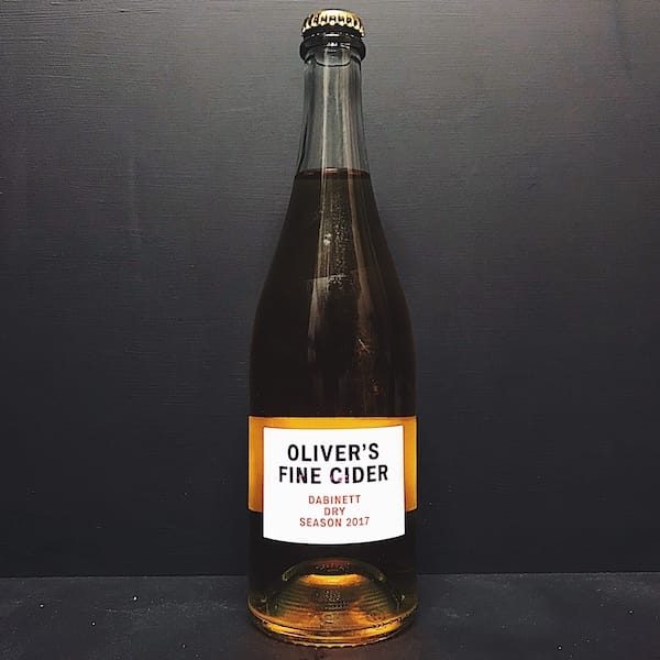Olivers Dabinett Dry Season 2017 Fine Cider Herefordshire vegan gluten free