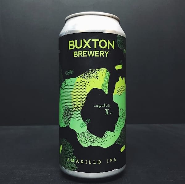 Buxton Lupulus X Amarillo IPA Derbyshire vegan