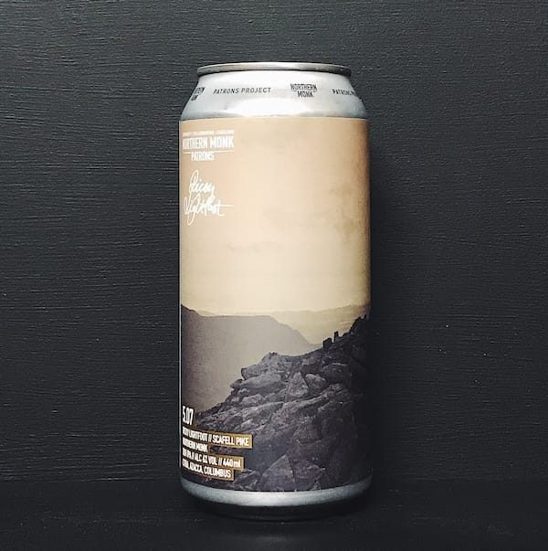Northern Monk Patrons Project 5.07 Ricky Lightfoot // Scafell Pike // DDH IPA Leeds vegan