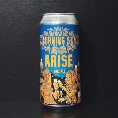 Burning Sky Arise Pale Ale Sussex vegan