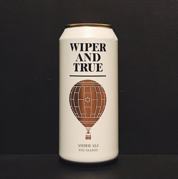 Wiper and True Red Orange Amber Ale vegan Bristol