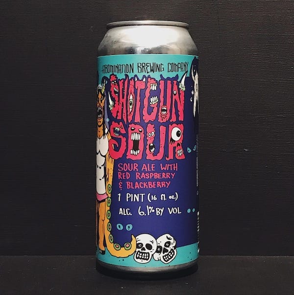 Abomination Shotgun Sour Red Raspberry & Blackberry USA vegan