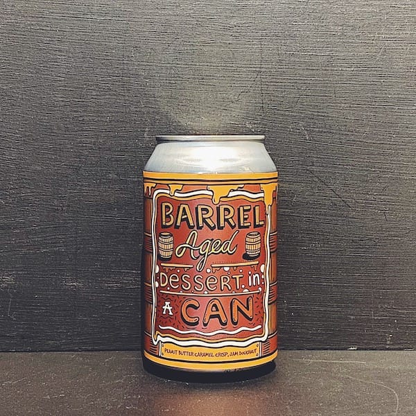 Barrel Aged Dessert In A Can Peanut Butter Caramel Crisp Brew Cavern