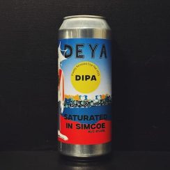 DEYA Saturated In Simcoe. Single hop Simcoe DIPA Cheltenham vegan