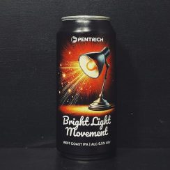 Pentrich Bright Light Movement West Coast IPA Derbyshire vegan