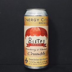 Energy City Bistro Grande Strawberry Rhubarb Crumble - Brew Cavern