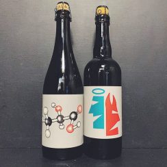Trial & Ale Omen A Study of Lactic Acid Bacterial Flavour Expression As Seen Through Historical Beer Styles; a.k.a. the Transformative Properties of Wild Fermentations On Oak. Two part set. Mixed Fermentation Sour. Belgian Strong Ale. Canada vegan