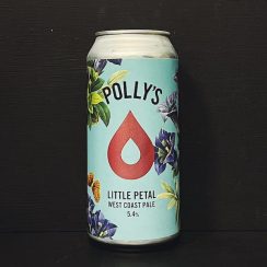 Pollys Brew Co Little Petal West Coast Pale Ale Wales vegan