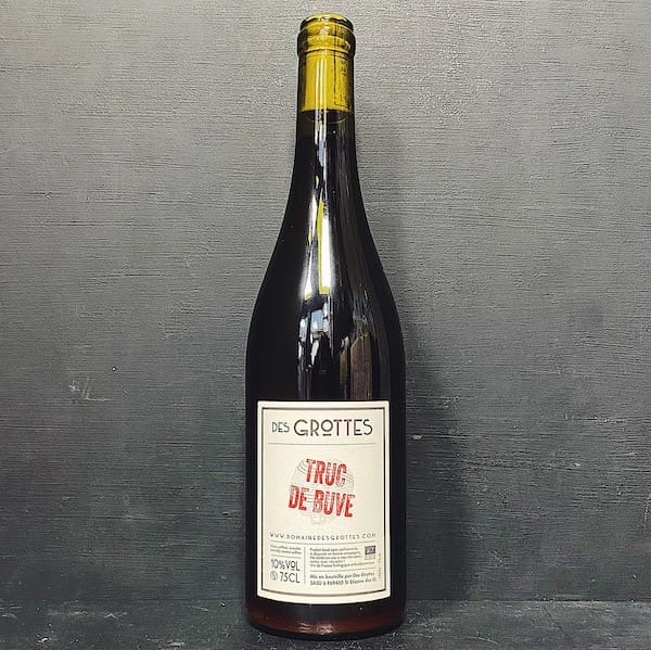 Romain Des Grottes Truc De Buve 2021 Red Natural Wine France vegan gluten free organic