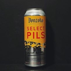Donzoko Select Pils Petit Blanc Single Hopped Lager Scotland vegan