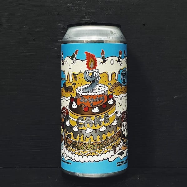 Amundsen X Emperors 9th Birthday Cake Wookies & Cream Cheesecake Pastry Stout. Vegan friendly.