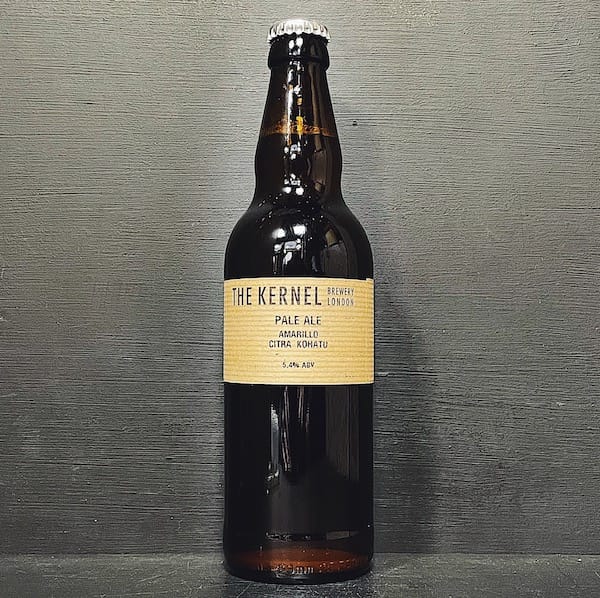 Kernel Pale Ale Amarillo Citra Kohatu London Vegan UK Brew Cavern