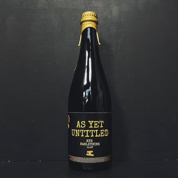 Bang The Elephant As Yet Untitled Rye barley wine Derbyshire vegan