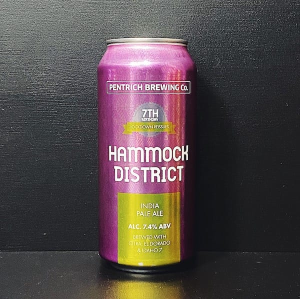 Hammock District 2023 Pentrich IPA Derbyshire Vegan Brew Cavern
