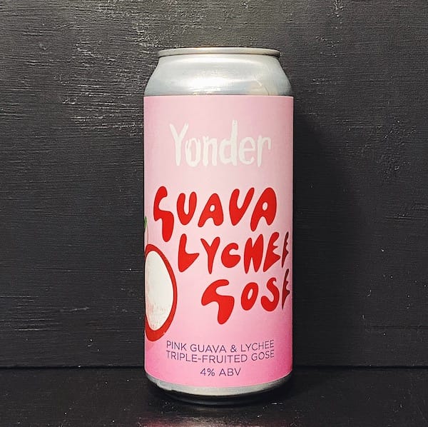 Yonder Guava Lychee Gose Somerset vegan