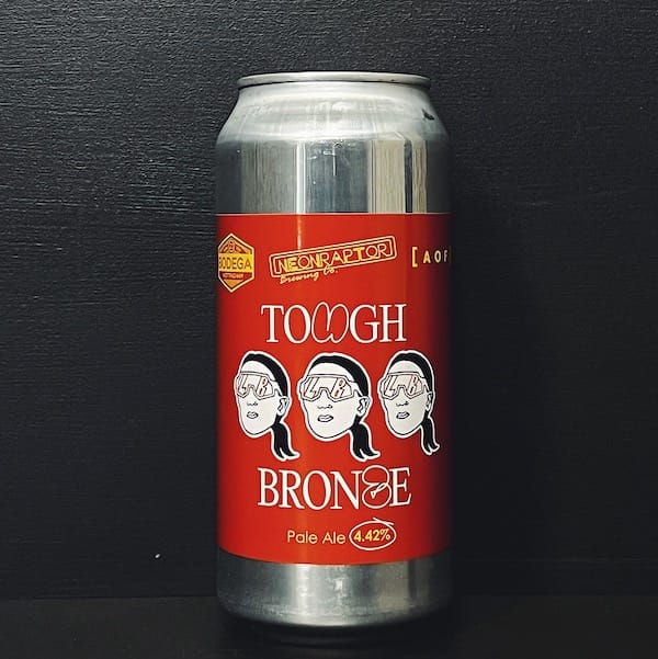 Neon Raptor Bodega Art Of Football Tough Bronze Pale Ale Nottingham vegan