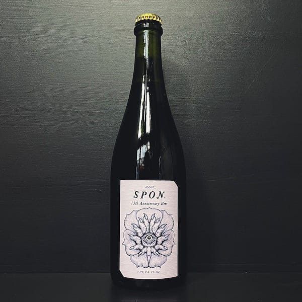 Jester King SPON 13th Anniversary. Lambic Sour USA vegan