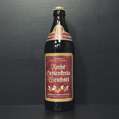 Aecht Schlenkerla Weichsel Rotbier. Smoked Lager Germany vegan