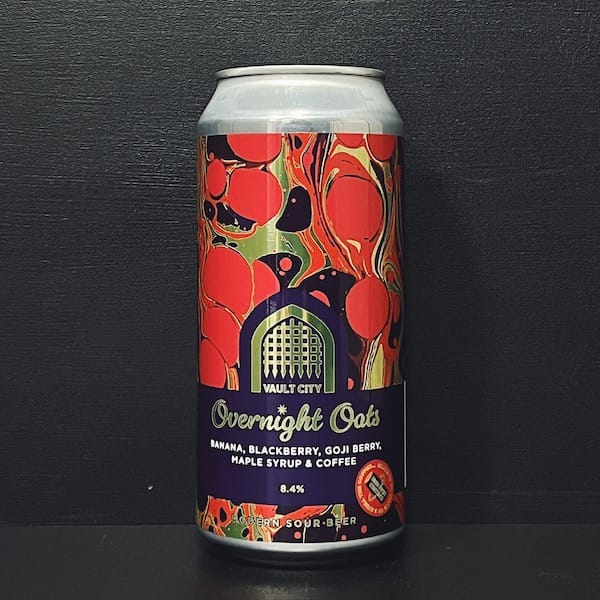 Vault City Overnight Oats Banana Blackberry Goji Berry Maple Coffee Sour Scotland