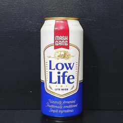 Mash Gang Low Life Lite Beer Lager London vegan
