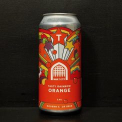 Vault City Tasty Rainbow Orange. Sour Scotland vegan